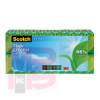 3M Scotch Magic Greener Tape 812-24P  3/4 in x 900 in (19 mm x 22.8) 24 Pack