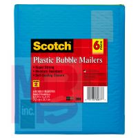 3M Scotch Color Plastic Bubble Mailer 6-Pack  8914-6CLR 8.5 in x 11.25 in 8/6/Case
