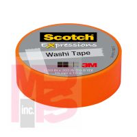 3M Scotch Expressions Tape C314-ORG-J  .59 in x 393 in (15 mm x 10 m). Orange