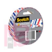 3M Scotch Expressions Masking Tape 3437-P10  .94 in x 20 yd (24 mm x 18.2 m) Pencils