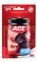 3M ACE Brand Black Elastic Bandage with ACE Brand Clip 207468 4 inch