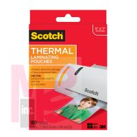 3M Scotch Thermal Pouches TP5903-100  for 5"x7" Photos 100 CT