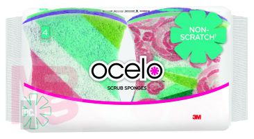 3M ocelo No Scratch Scrub Sponges LD4  8/4