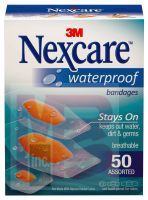 3M 432-50-3 Waterproof Bandages Asstd 50ct
