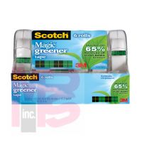 3M Scotch Magic Greener Tape 6123  3/4 in x 600 in (19 mm x 15.2 m)