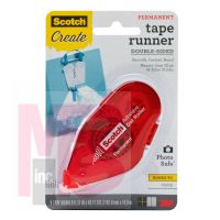 3M Scotch Tape Runner 055-CFT  .31 in x 49 ft Red Dispenser