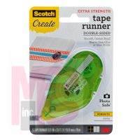 3M Scotch Tape Runner Extra Strength 055-ES-CFT  .31 x 33 ft Green Dispenser