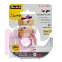3M Scotch Tape Double Sided Removable 2002-CFT  1/2 in x 300 in