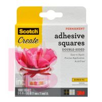 3M Scotch Adhesive Squares 009-1000-CFT  1000 squares/pack