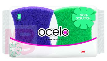 3M ocelo Bright Colored Light Duty Scrub Sponge BC-2  12/2