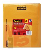 3M Scotch Kraft Bubble Mailer 4-Pack  7914-4-6 8.5 in x 11 in Size #2