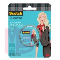 3M Scotch Essentials Accessory Circles W-102-A  0.73 in (18.5 mm) diameter 25 circles