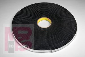 3M 4504-5/8"x18yd Vinyl Foam Tape Black 5/8 in x 18 yd - Micro Parts & Supplies, Inc.