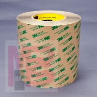 3M Adhesive Transfer Tape 468MP  Clear  18 in x 180 yd  5 mil  1 roll per case
