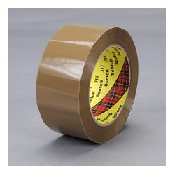 Scotch Box Sealing Tape 311 Tan, 48 mm x 100 m, 36 per case Bulk