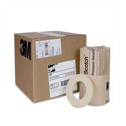 Scotch Automotive Refinish Masking Tape 233, 06330, 6 mm x 55 m, 144 per case