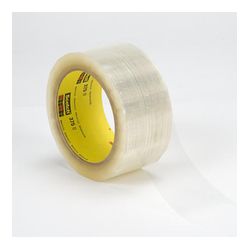 Scotch Box Sealing Tape 375 Clear Kut, 288 mm x 914 m Log Roll