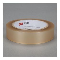 3M Polyester Tape 8911 Transparent, 3/4 in x 216 yd, 64 per case