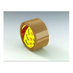 Scotch Box Sealing Tape 372 Tan, 42 mm x 1500 m, 6 per case Bulk