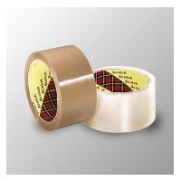 Scotch Box Sealing Tape 371 Tan, 36 mm x 914 m, 8 per case Bulk