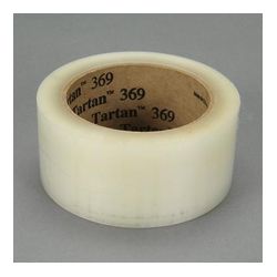 Tartan Box Sealing Tape 369 Clear, 48 mm x 914 M Bulk, 6 rolls per case