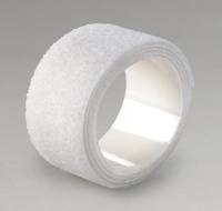 3M SJ3401 Fastener Loop White 5/8 in x 1000 yd Lvlwnd 0.15 in Engaged Thickness - Micro Parts & Supplies, Inc.