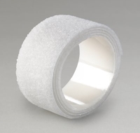 3M SJ3401 Fastener Loop White 2 in x 400 yd Lvlwnd 0.15 in Engaged Thickness - Micro Parts & Supplies, Inc.