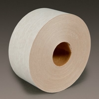 3M 6145 Water Activated Paper Tape White Light Duty Reinforced 6 in x 4500 ft - Micro Parts & Supplies, Inc.