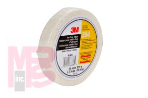 3M 394 IW Venting Tape White 3/4 in x 36 yd 4.0 mil - Micro Parts & Supplies, Inc.