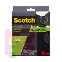 3M RF4761 scotch Indoor Fasteners 3/4 in x 15 ft (19.0 mm 4.57 m) Black - Micro Parts & Supplies, Inc.
