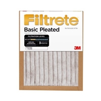 3M FBA10DC-6 Filtrete Basic Pleated Air Filter 12 in x 12 in x 1 in (30.4 cm x 30.4 cm x 2.5 cm) - Micro Parts & Supplies, Inc.