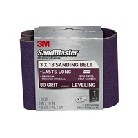 3M 9189SB-ES SandBlaster Sanding Belts 3 in x 18 in - Micro Parts & Supplies, Inc.