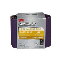 3M 9188SB-ES SandBlaster Sanding Belts 3 in x 18 in - Micro Parts & Supplies, Inc.