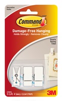 3M Command(TM) Quartz Spring Clip 17089Q-ES, Small