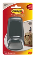 3M Command(TM) Slate Jumbo Hook 17088S-ES, Jumbo