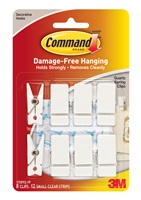 3M Command(TM) Quartz Spring Clips 17089Q-VPES, Small