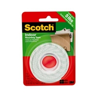 3M Scotch(R) Indoor Mounting Tape 110/DC, .5 in x 75 in (12,7 mm x 1,90 m)