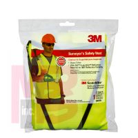 3M Reflective Clothing, 94618-80030, Class 2 Surveyor's Safety Vest, Hi-Viz Yellow, 5/case