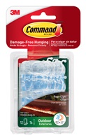 3M Command(TM) Outdoor Rope Light Clips with Foam Strips 17301CLRAW-ES