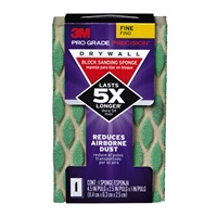 3M Pro Grade Precision Drywall Block Sanding Sponge 30904FP-UF 4.5 in x 2.5 in x 1 in Fine 12/cs