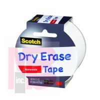 3M Scotch Dry Erase Tape 1905R-DE-WHT  1.88 in x 5 yd (48 mm x 4 57 m)