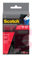 3M Scotch Extreme Black Fasteners RF6741  1 in x 4 ft (25.4 mm x 1.21 m)