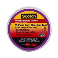3M Scotch(R) #35 Violet Vinyl Electrical Tape, 11271-BA-5, 3/4 in x 66 ft x 0.007 in, 5/case
