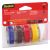 3M Scotch(R) Electrical Tapes 10457 Colored - Red, Blue, White, Green, Yellow, 5/pack, 12 packs/case