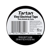 3M Tartan(TM) Electrical Tape, 1615, 0.709 in x 60 ft x 6 mil (18 mm x 18,2 m x 0,15 mm), 100/case