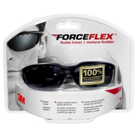 3M 90897-80025 ForceFlex Flexible Safety Eyewear Dark Blue Frame/Gray Lens - Micro Parts & Supplies, Inc.