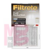 3M Filtrete Basic Dust Filter  300-H-4  16 in x 20 in x 1 in (40.6 cm x 50.8 cm x 2.5 cm)  4/case