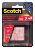 3M Scotch Extreme Fasteners RFD7020  1 in x 1 in (2.54 cm x 2.54 cm)