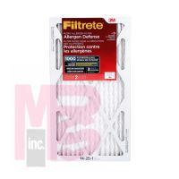 3M Filtrete Allergen Defense Filter AD04-2PK-6E-NA  MPR 1000 14 in x 25 in x 1 in (35.5 cm x 63.5 cm x 2.5 cm) 2/pk