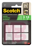 3M Scotch Indoor Fasteners  RF7020-ALT 7/8 in x 7/8 in (22 mm x 22 mm)